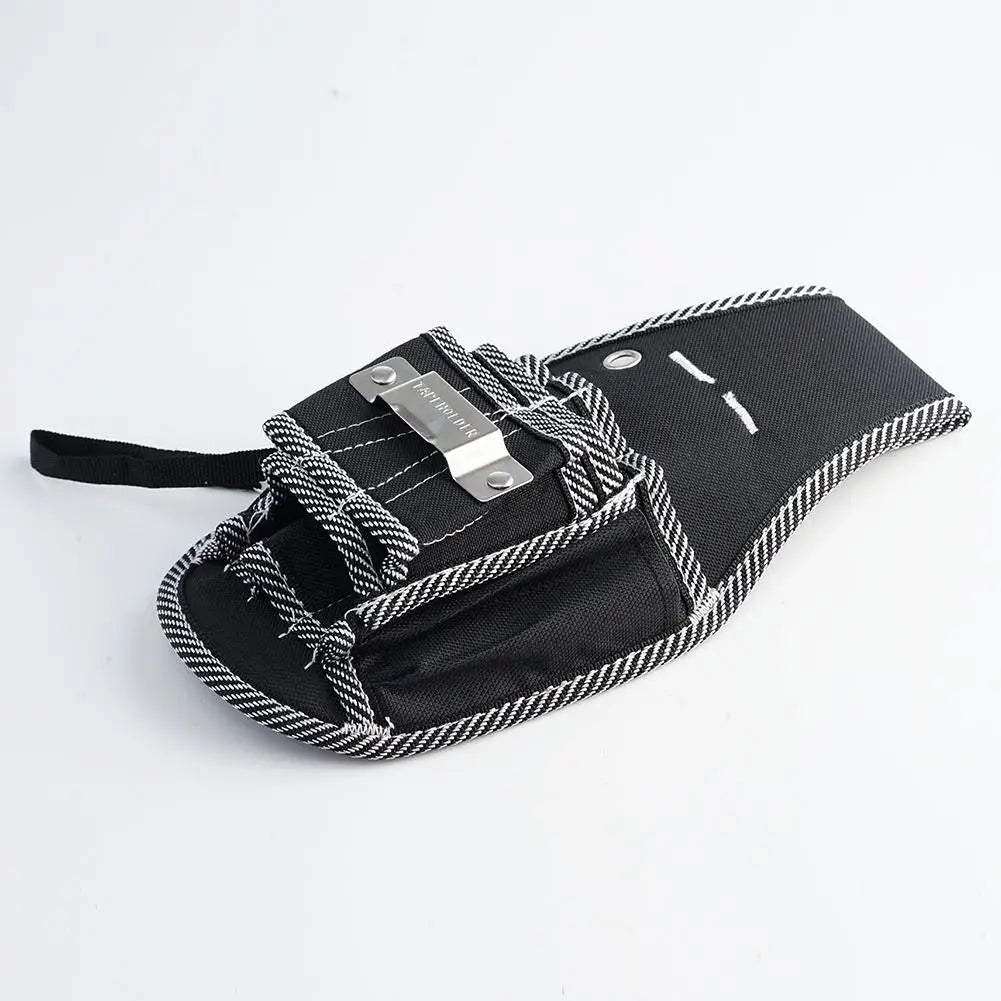 600D Nylon Tool Waist Pack – 9-Pocket Electrician Belt Pouch