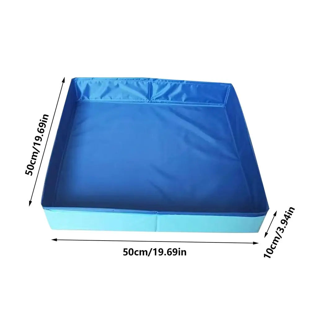 Foldable Dog Bath Tub – Non-Inflatable PVC Pet Bathing Pool