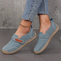 Women's Slip-On Loafers – Casual Leather Moccasin Walking Shoes