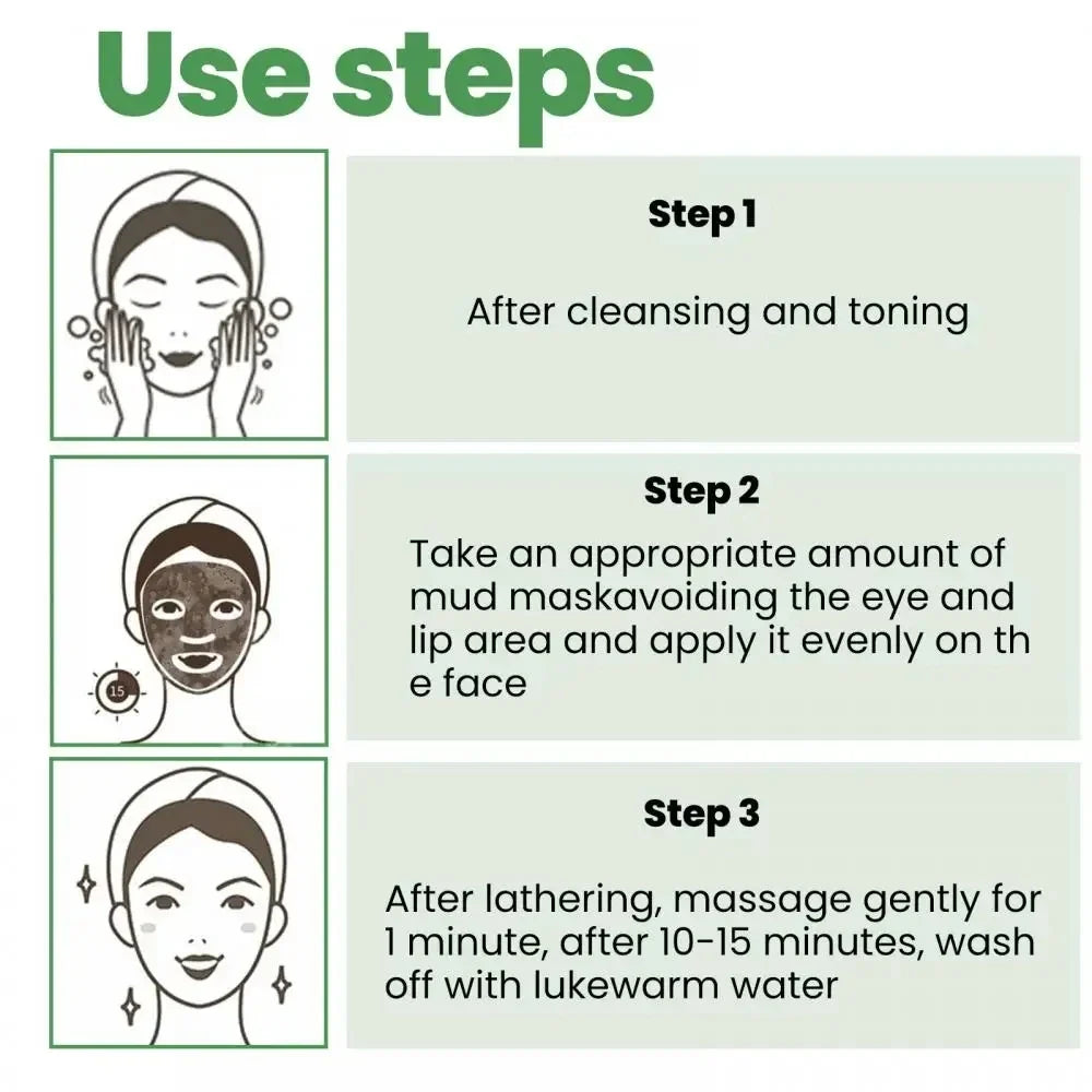 Eggplant Solid Cleansing Mask Smear Mud Film Deep Face Skin Oil