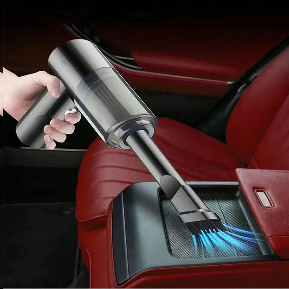 3-in-1 USB Rechargeable Mini Vacuum – Car & Home Cordless