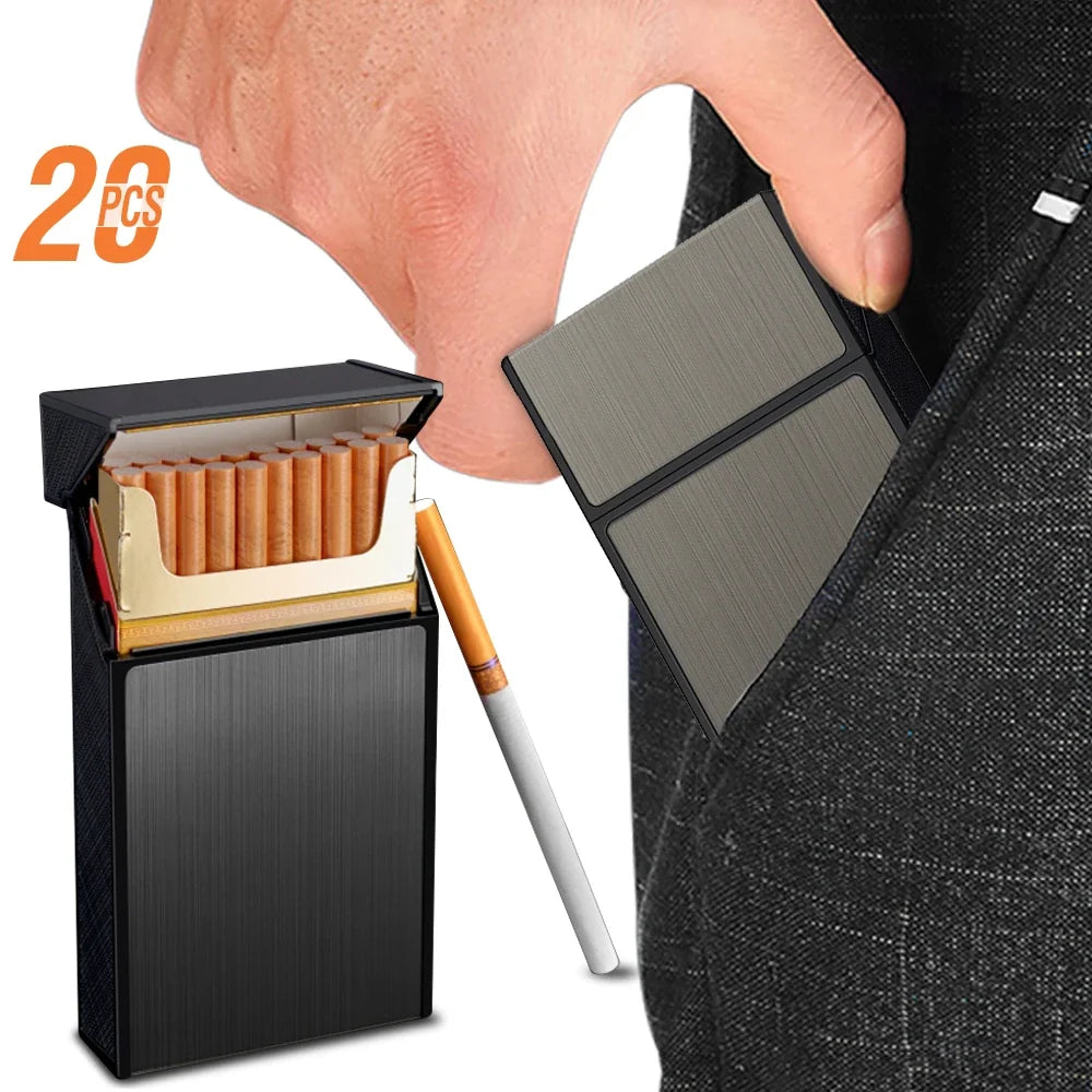 Ultra Thin Metal Cigarette Case – 20 x 100mm Cigarettes