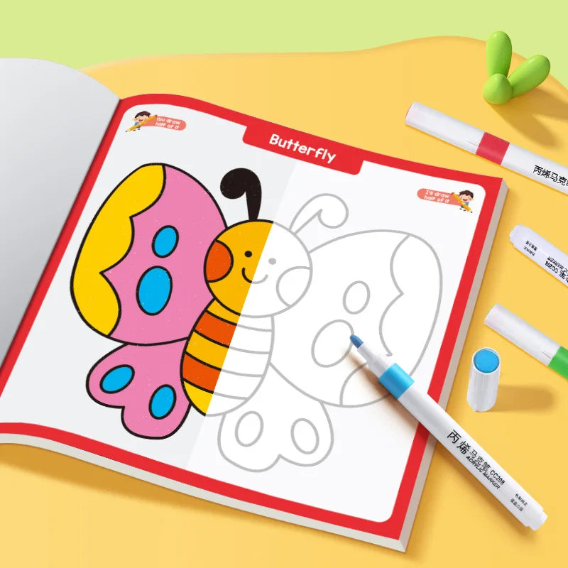 Creative Animal-themed Cartoon Fun Doodles Simple Sketch Drawing Book