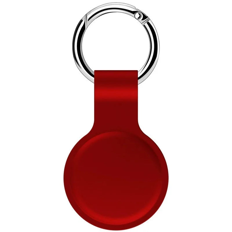 Liquid Silicone AirTag Case – Anti-Scratch Keychain Cover