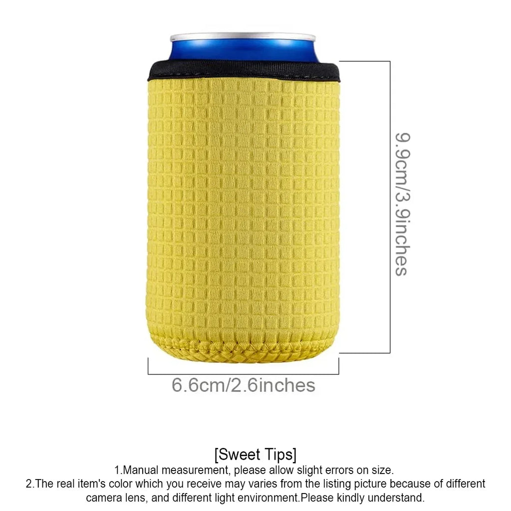 4-Pack Insulated Can Cooler Sleeves – Beer & Drink Bottle Covers