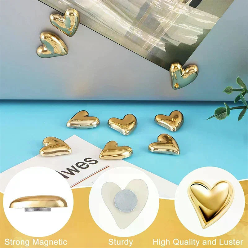 10 Heart-Shaped Fridge Magnets | Message Board & Home Decor