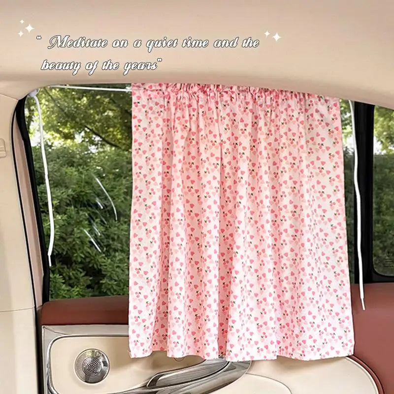 Cartoon Car Window Sunshade – UV Protection for Kids & Baby