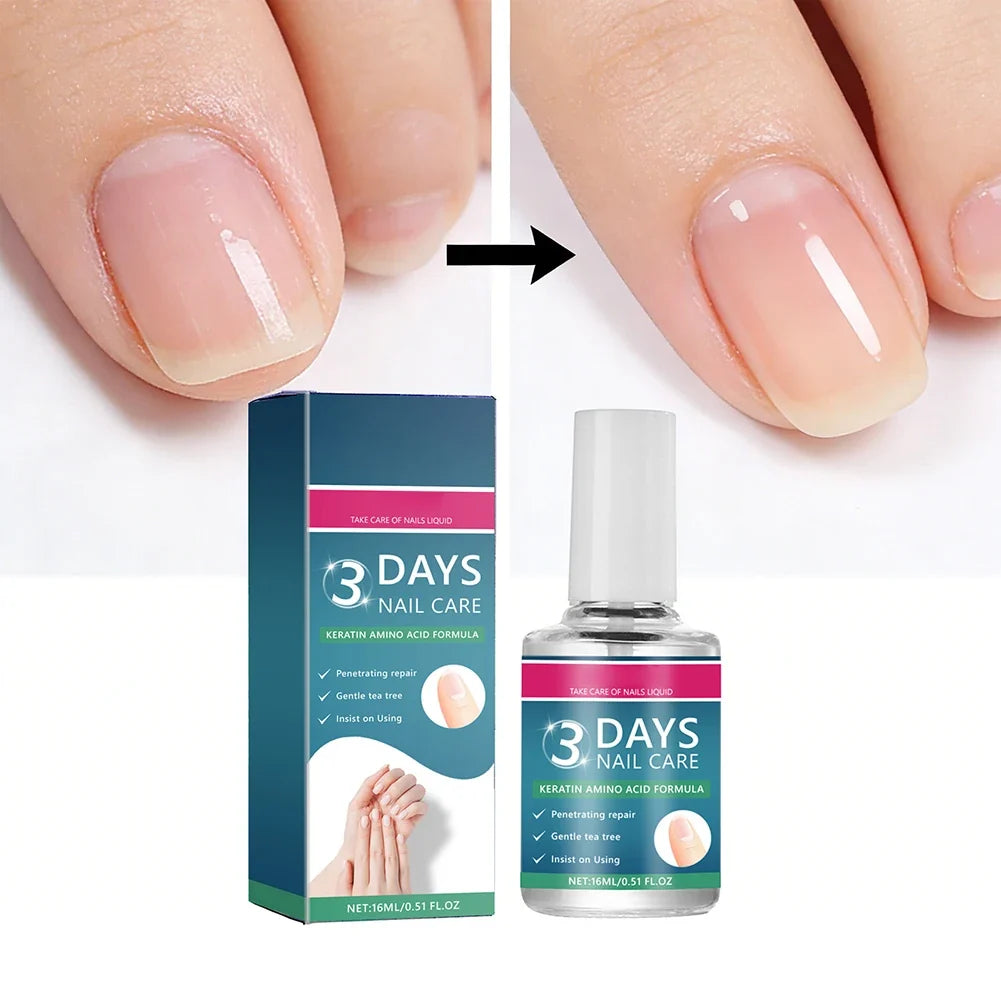 Keratin Amino Acid Nail Strengthening Serum – 3-Day Results