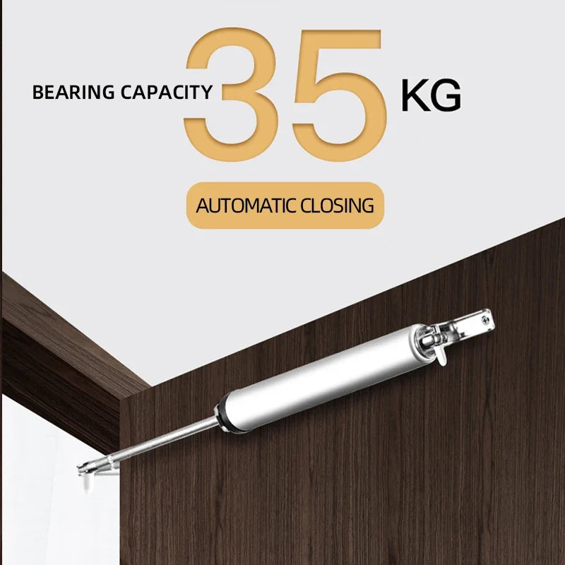 Automatic Soft Close Door Closer – 90° Stop, Adjustable Speed
