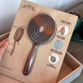 Round Boar Bristle Hair Brush – Detangling & Volume Styling