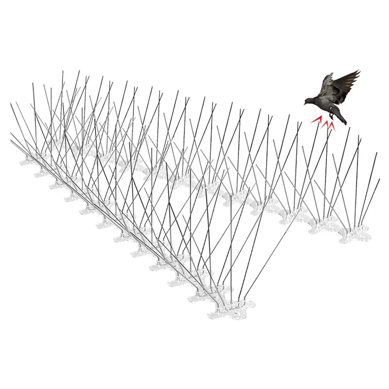 Stainless Steel Balcony Anti-bird Repellent Thorn Nail Pigeon Spikes