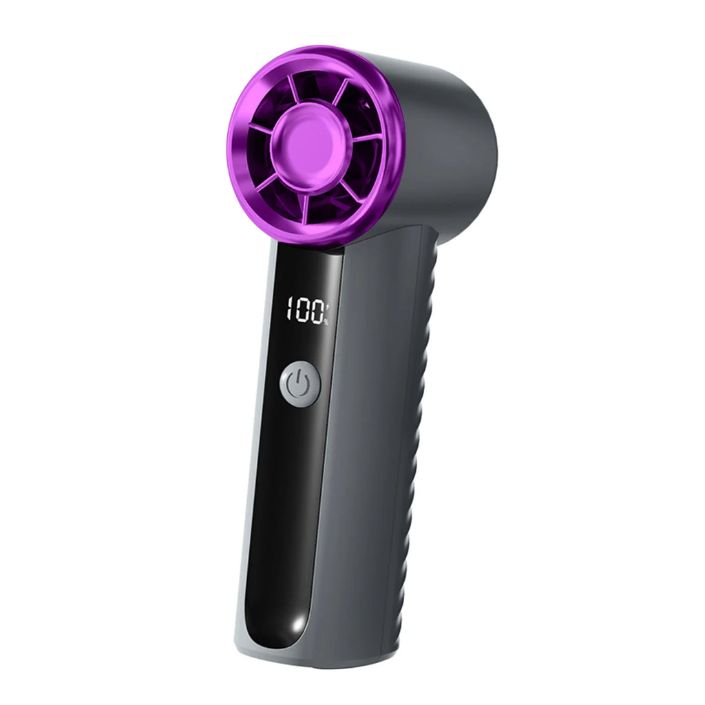 Portable Handheld Turbo Fan Rechargeable Personal 100 Speeds 16000
