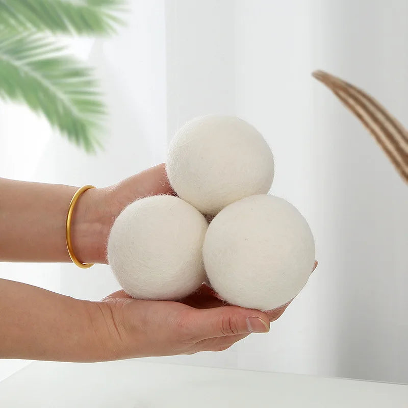 Reusable Wool Dryer Balls – Lint Catcher & Fabric Softener