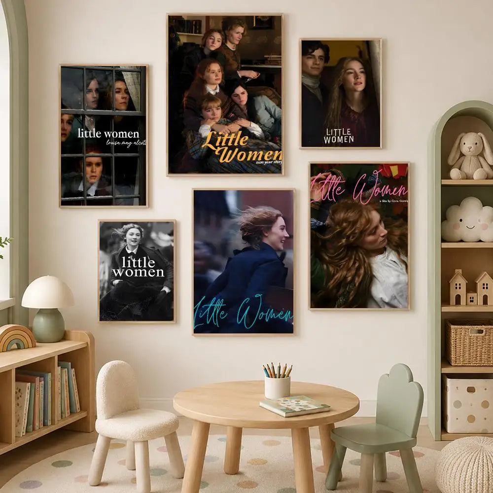 Little Women Movie Poster – Self-Stick HD Waterproof Wall Art