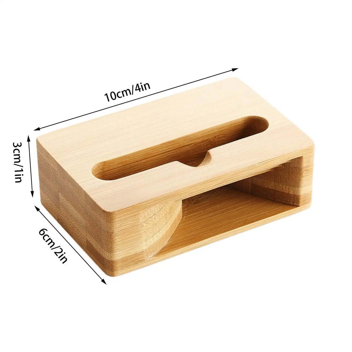 Wooden Phone Holder Passive Speaker Amplifier Dock Stand