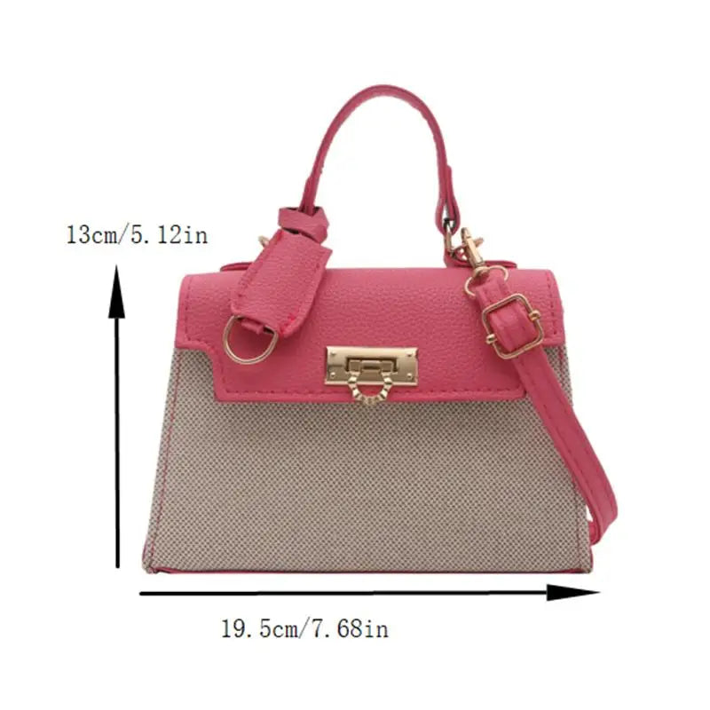 Women's PU Leather Crossbody Shoulder Tote Bag | Stylish Purse