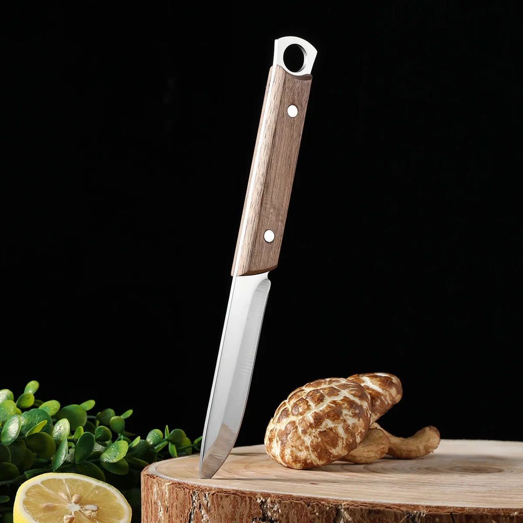 SHENJIU Hand-Forged Boning Knife – Stainless Steel & Wood Handle