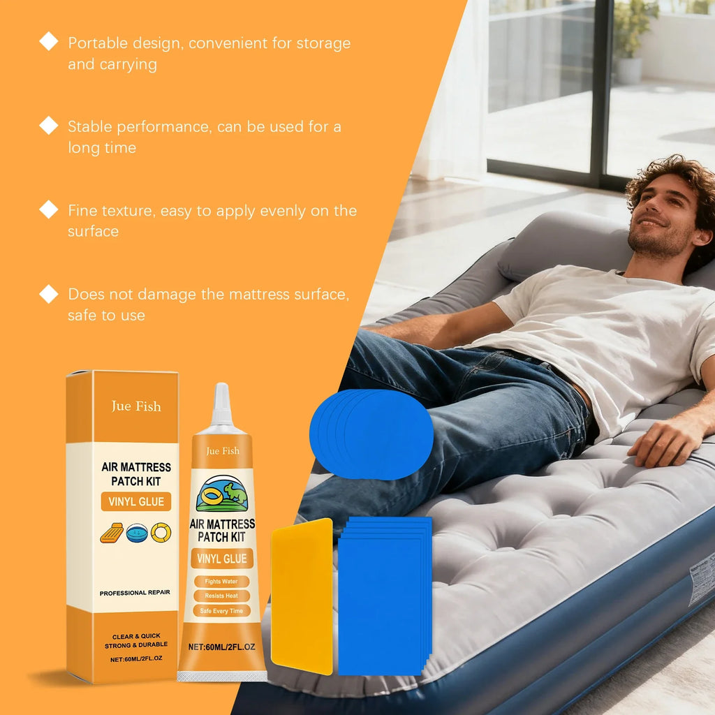 60ml Inflatable Mattress Repair Kit | Waterproof Patch Adhesive