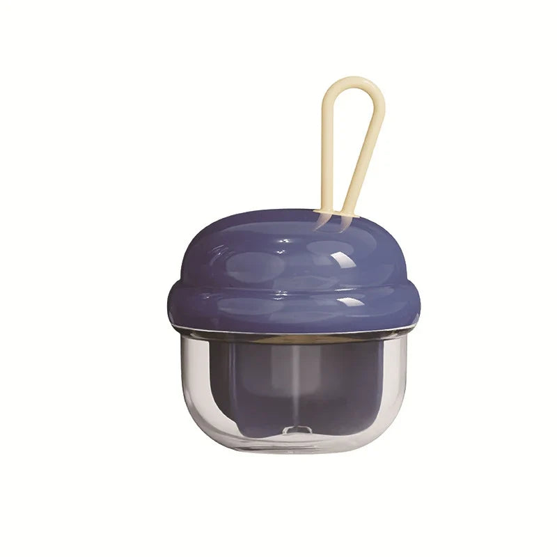 4-Grid Rotating Pill Organizer | Portable Weekly Pill Case