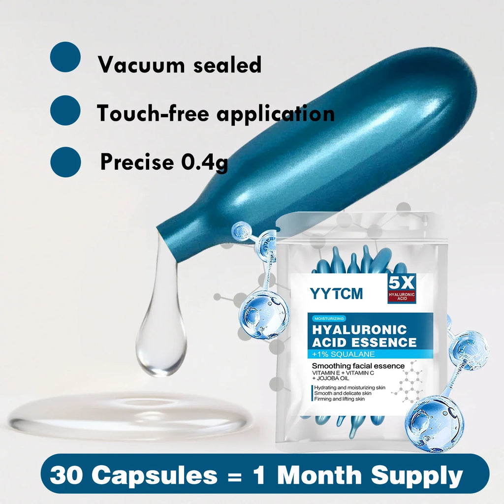 Hyaluronic Acid Moisturizing Capsule Essence – 30 Capsules