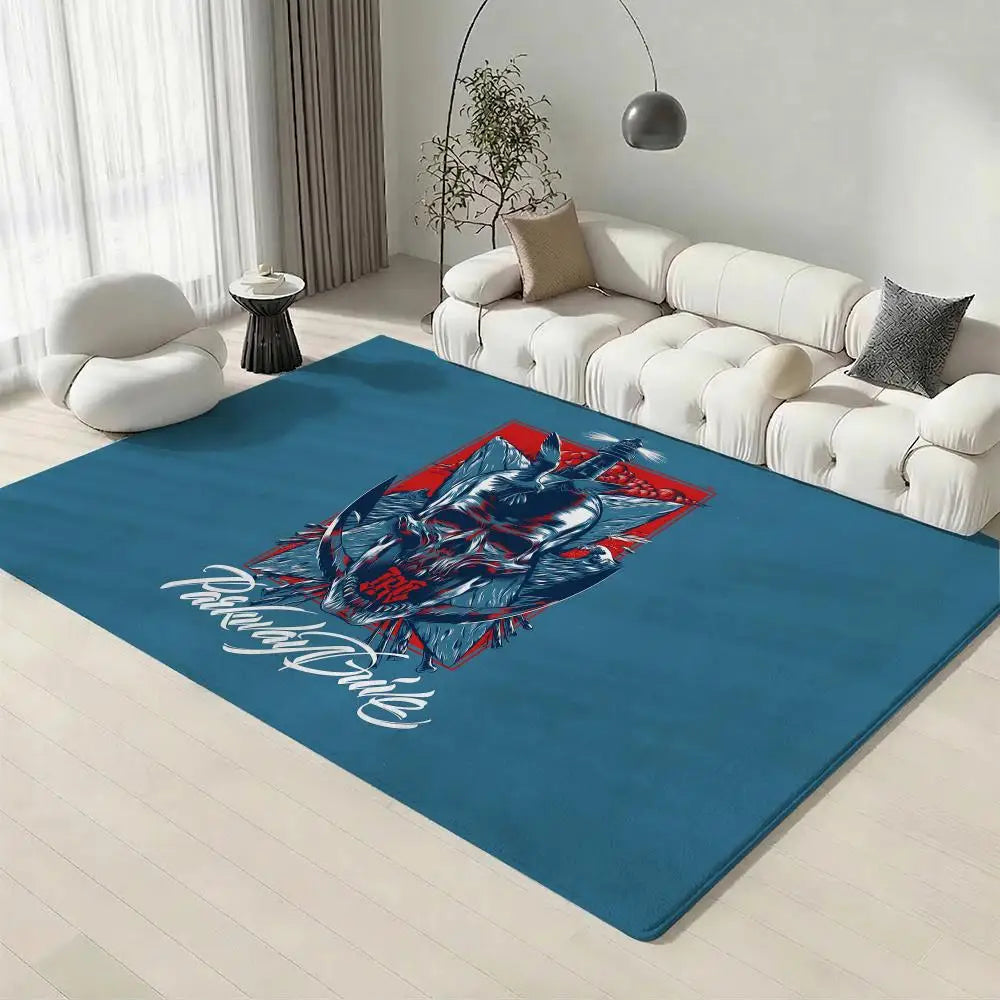 Parkway Drive Band Flannel Floor Mat – Non-Slip Indoor Rug
