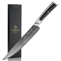 Sunnecko 8" Damascus Steel Slicing Knife – VG10 Core, HRC 60+