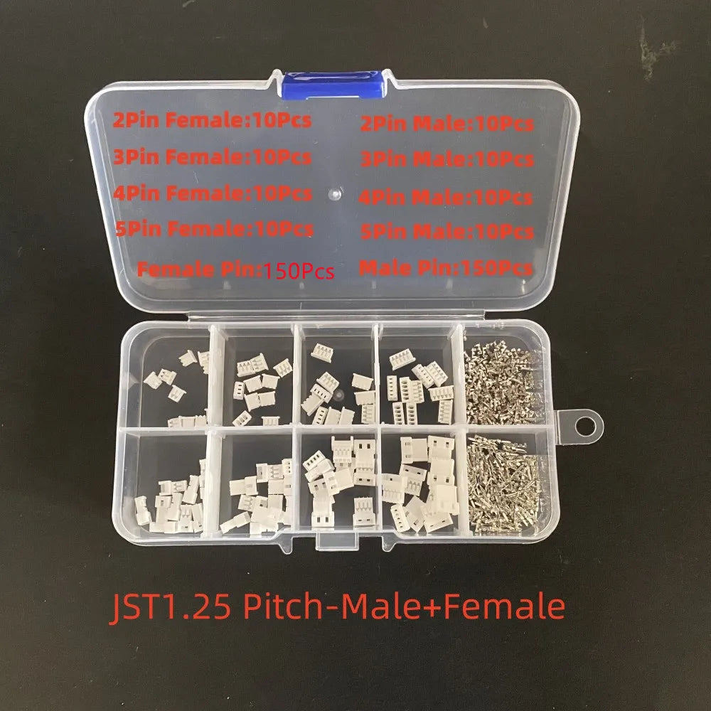 1Box JST SH1 0 PH 2 SM SYP XH KF2510 VH Pitch Terminal Male Female