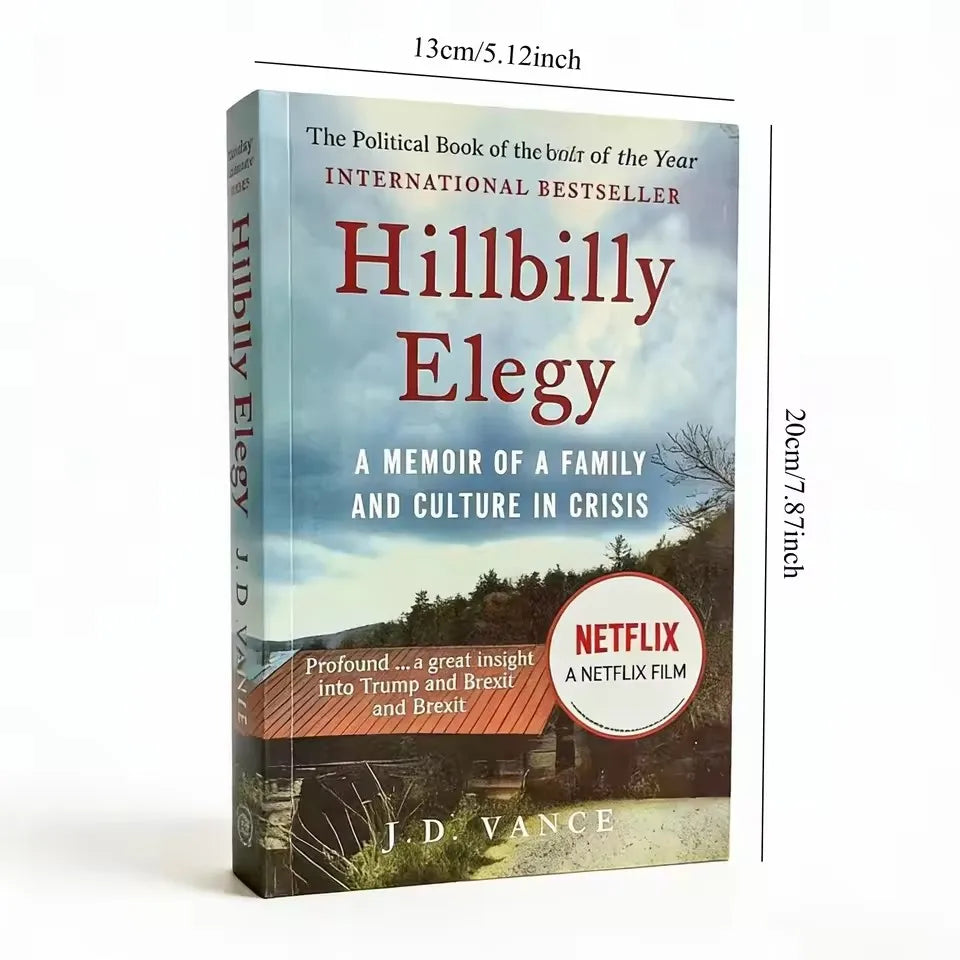 Hillbilly Elegy J D Vance Memoir Family Culture Carisis Paperback