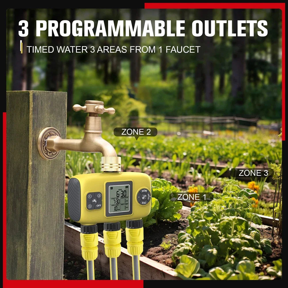 Automatic Timing Valves Controller Inlet Rain Delay Water Timer