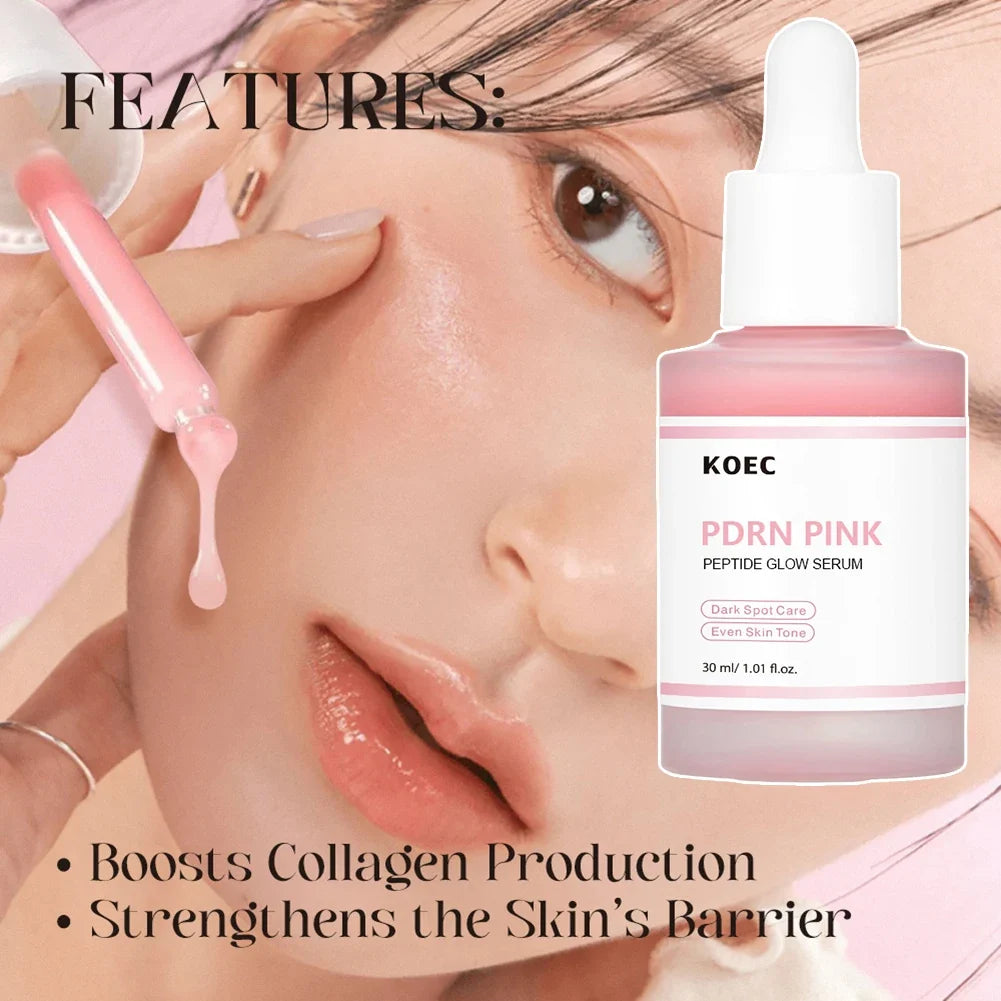 PDRN Pink Peptide Face Serum 30ml – Niacinamide Glow & Firm