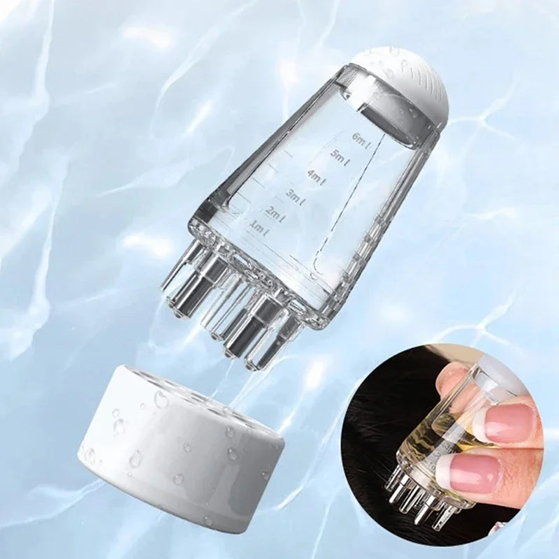 6ml Scalp Roller Applicator – Hair Oil & Serum Comb Tool