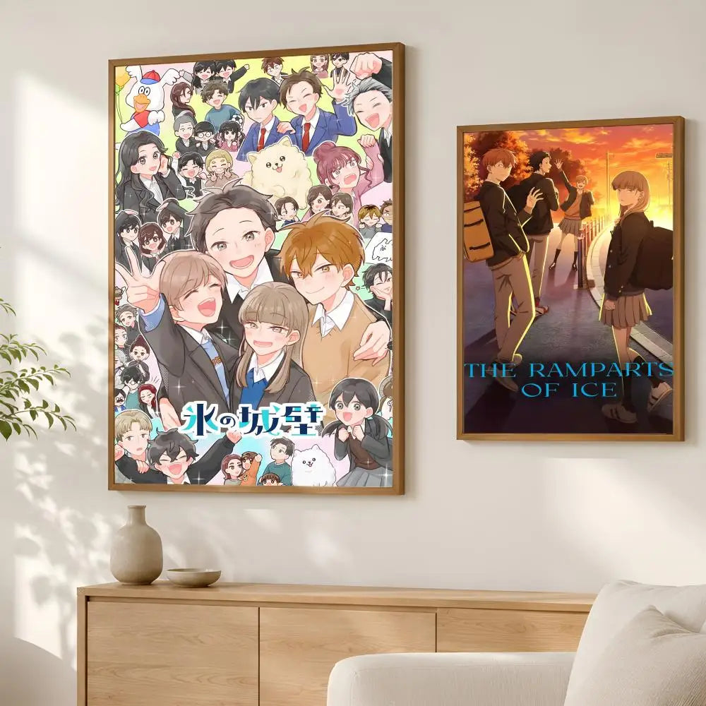 Anime Ramparts of Ice Self-Stick HD Poster – Waterproof Wall Art