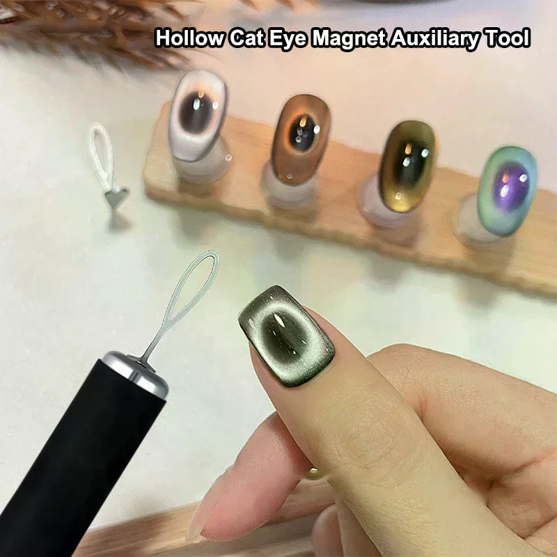 2-in-1 Cat Eye Nail Magnet Tool | DIY French Effect Nail Art