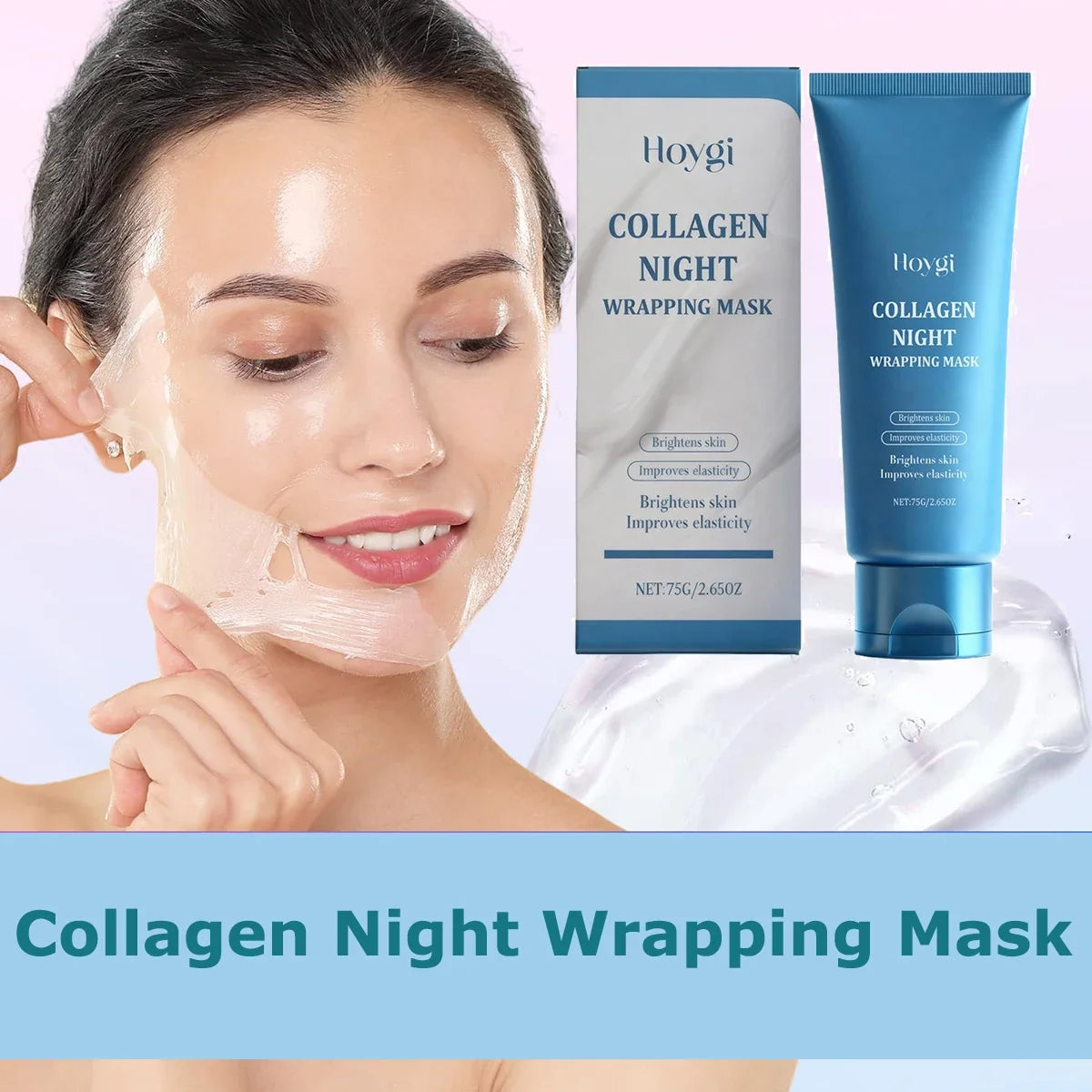 Collagen Peel-Off Night Mask – Deep Hydration & Glass Skin