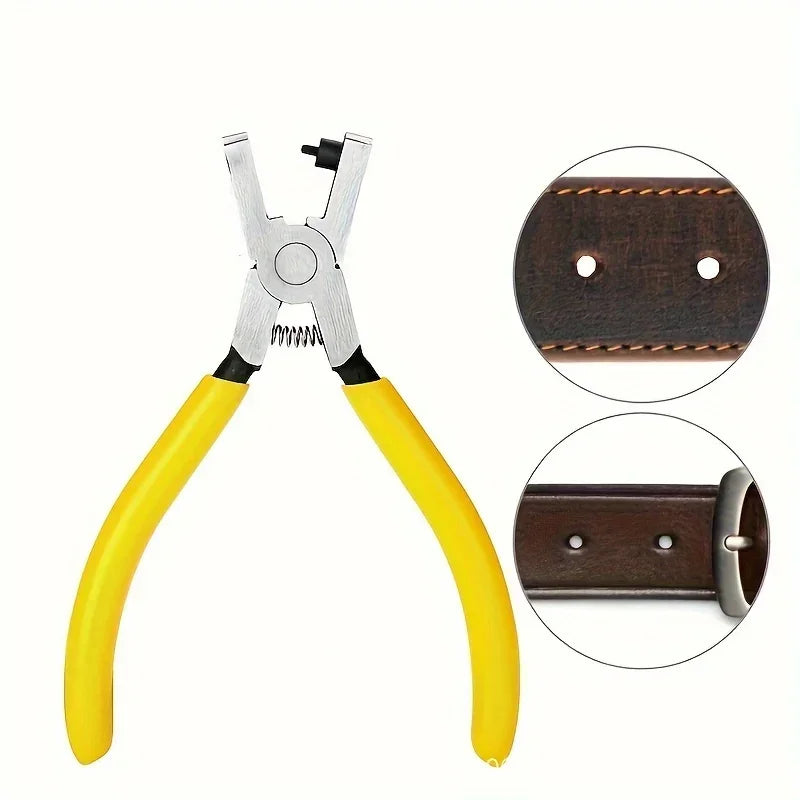 Manual Leather Hole Punch Tool – Ergonomic Belt Punch