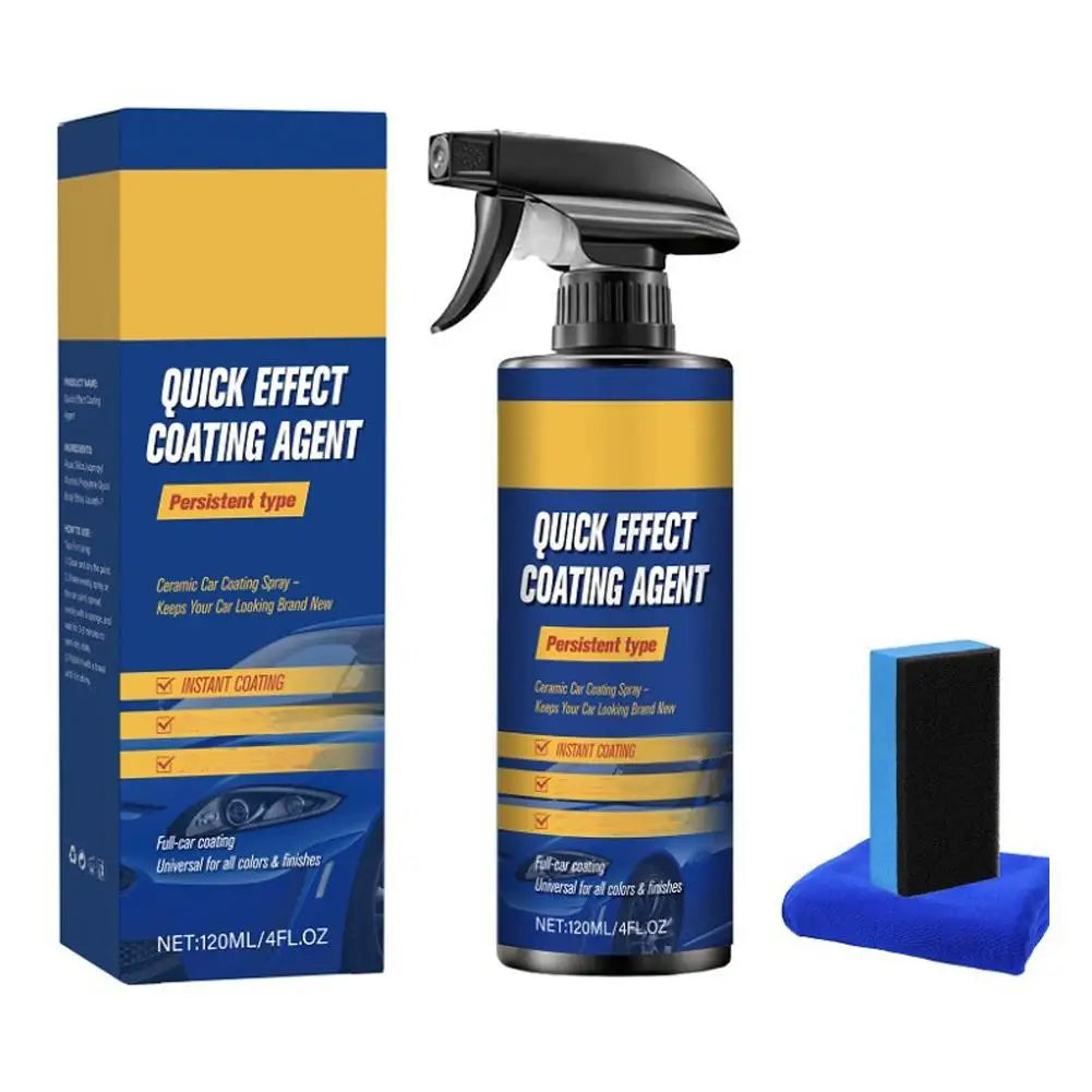 Car Paint Brightening Spray Coat Coating Glaze Wax Coated Care