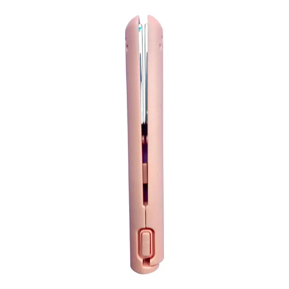 USB Cordless 2-in-1 Hair Straightener & Curler | Travel Flat Iron
