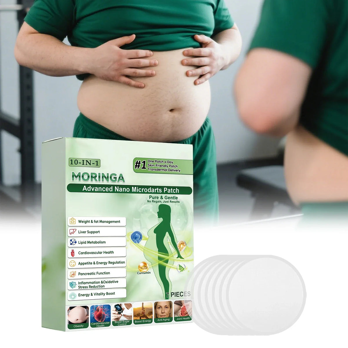 Moringa Nano Microdart Patch – Breathable Body Skin Care