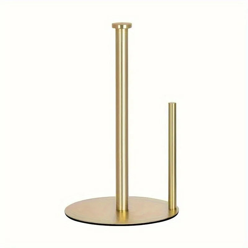 Stainless Steel Kitchen Roll Holder Weighted Base Heavy-duty