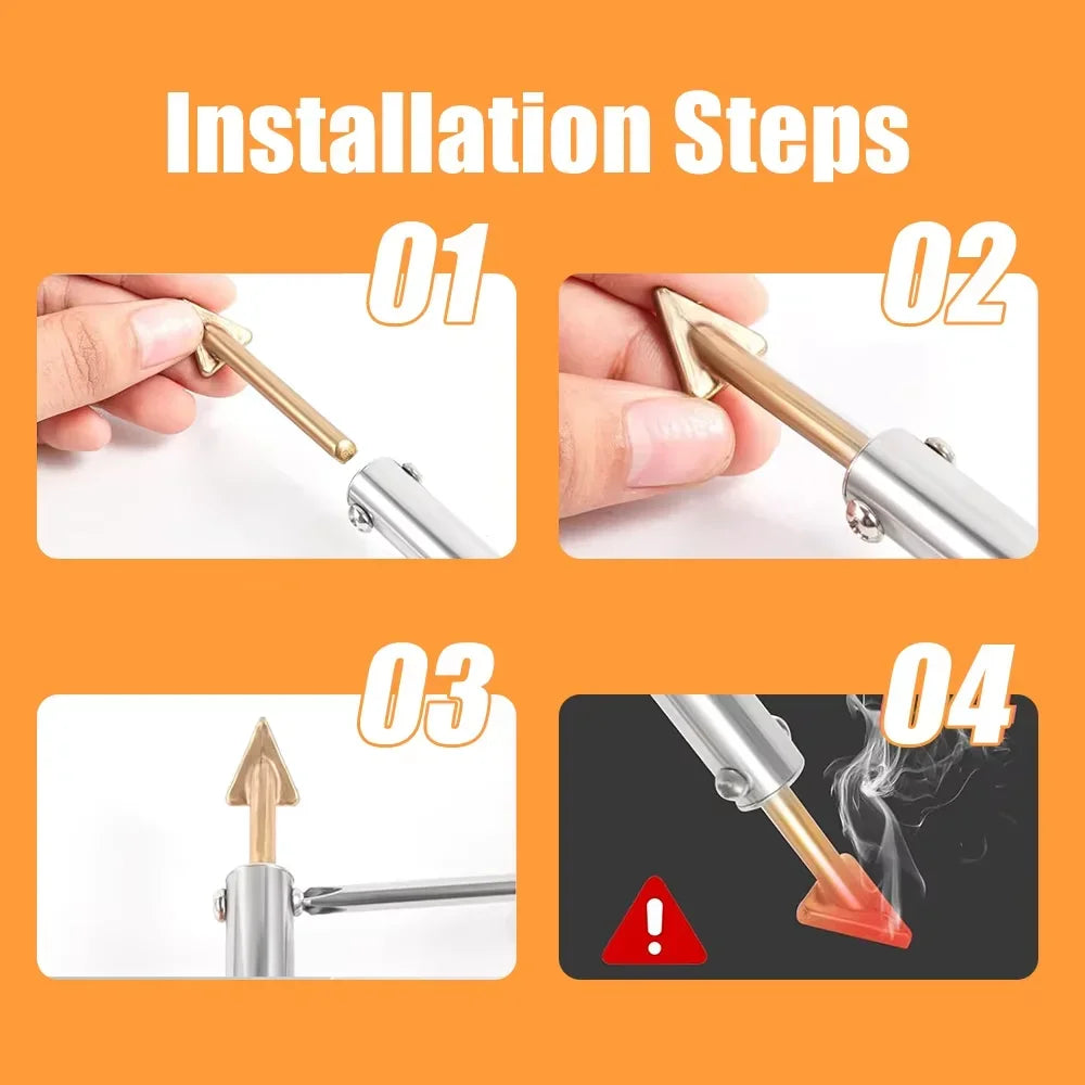 50W 100W Plastic Welding Repair Car Bumper Soldering Iron Temperature