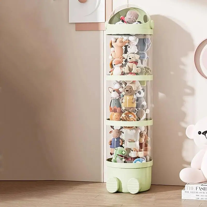 Vertical Toy Storage Tube Kids Plush Doll Clear Stuffed Animal Holder