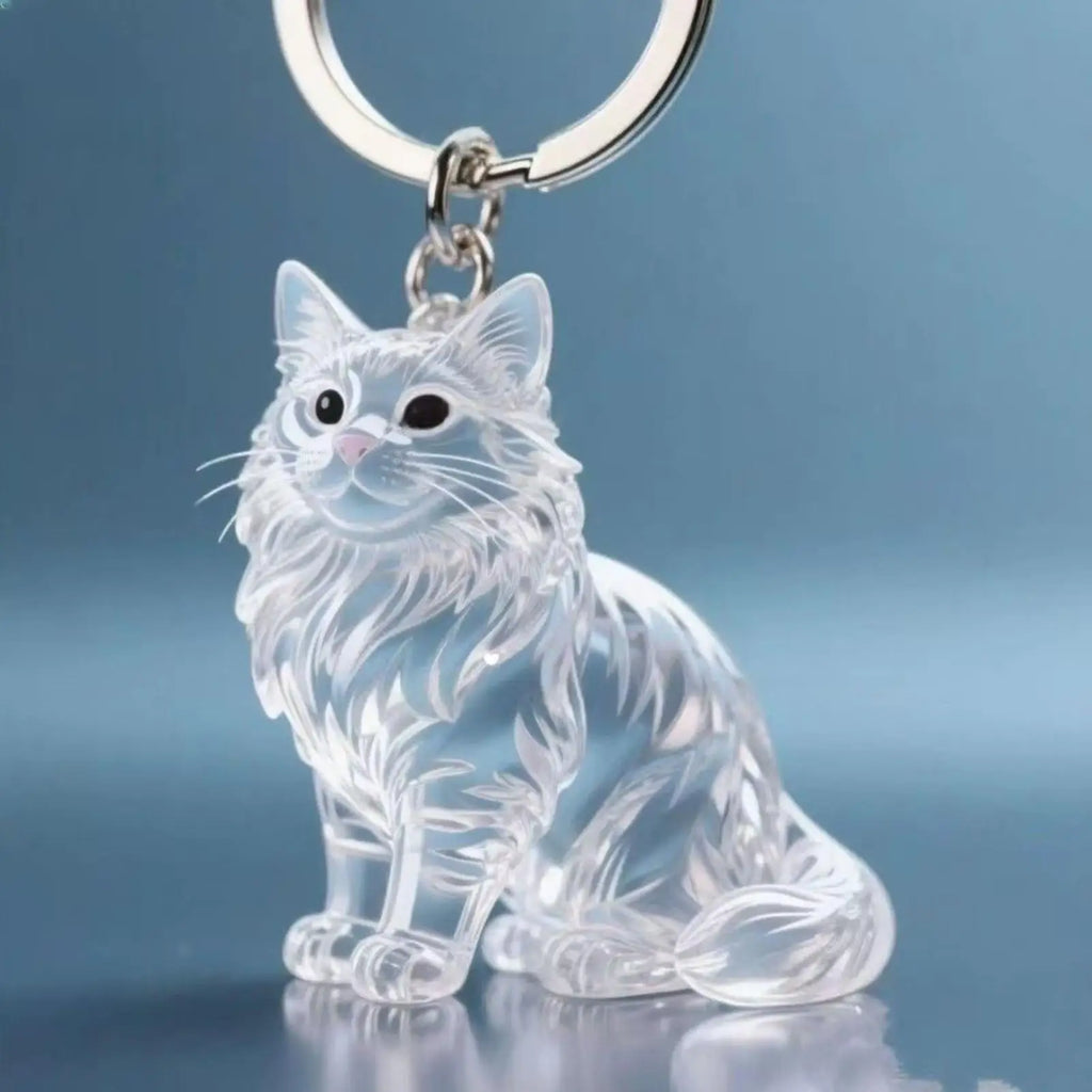 Pet Hair Keepsake Keychain – Cat Hair Collector Pendant