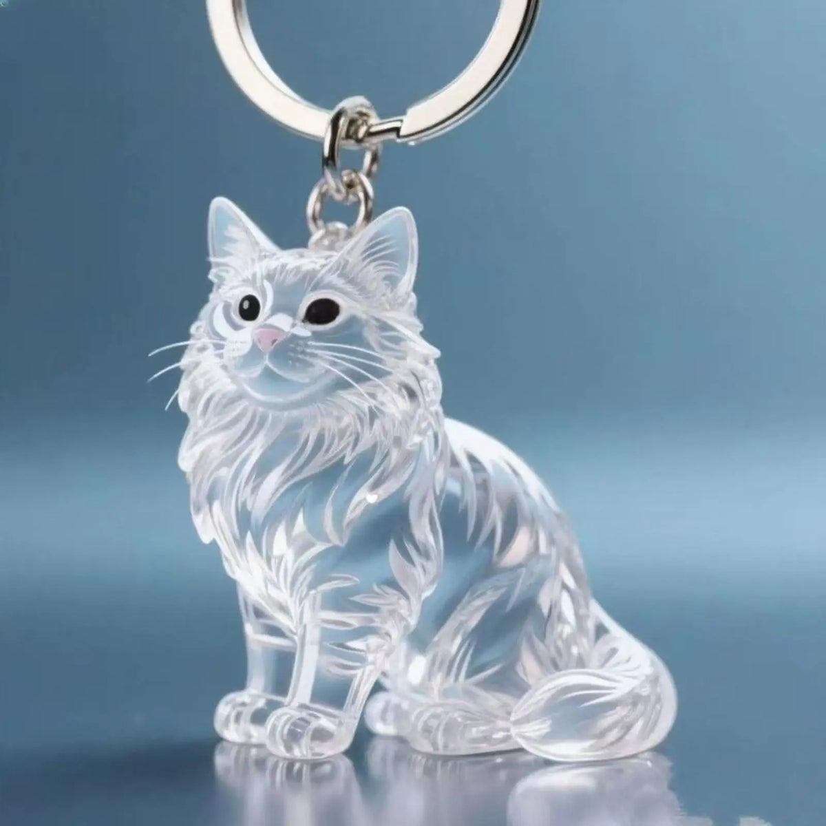 Pet Hair Keepsake Keychain – Cat Hair Collector Pendant