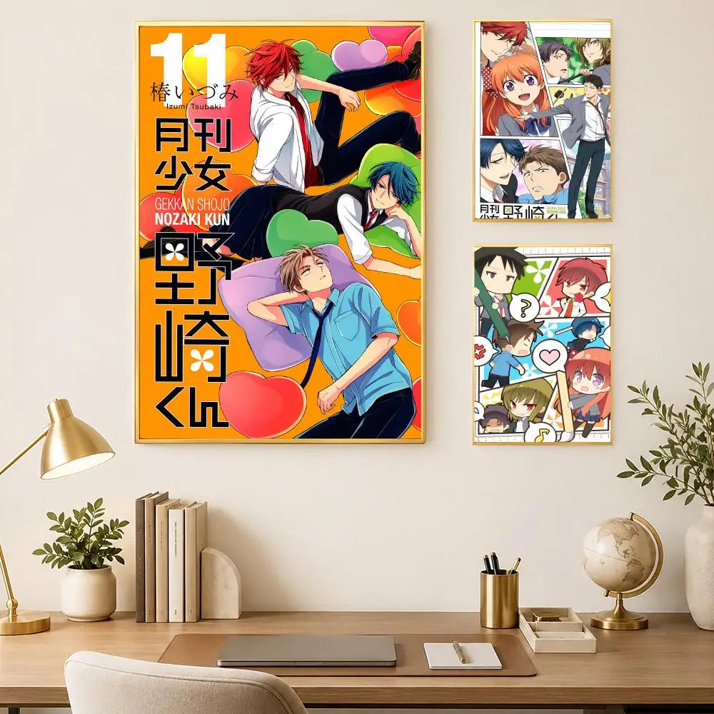 Monthly Girls' Nozaki-kun HD Self-Stick Anime Wall Poster