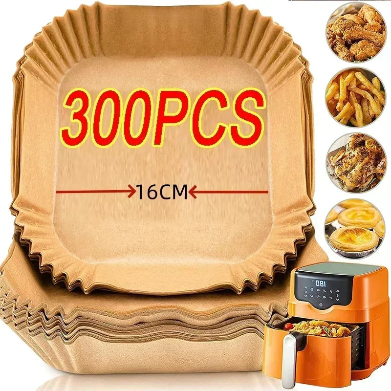 Disposable Air Fryer Parchment Liners – Non-Stick Baking Mats