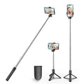 Selfie Stick with Fill Light & Live Streaming Phone Holder