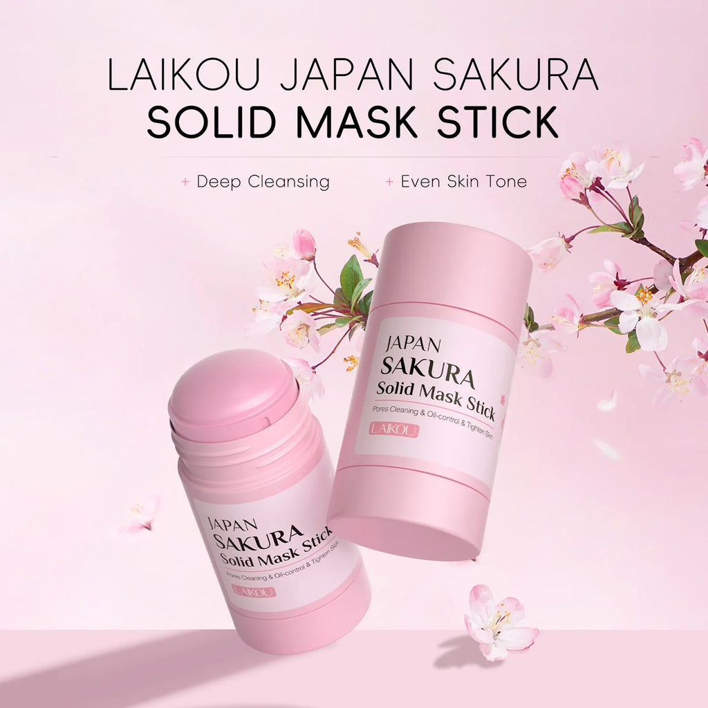 LAIKOU Sakura Mud Mask Stick – Pores, Blackheads & Oil Control