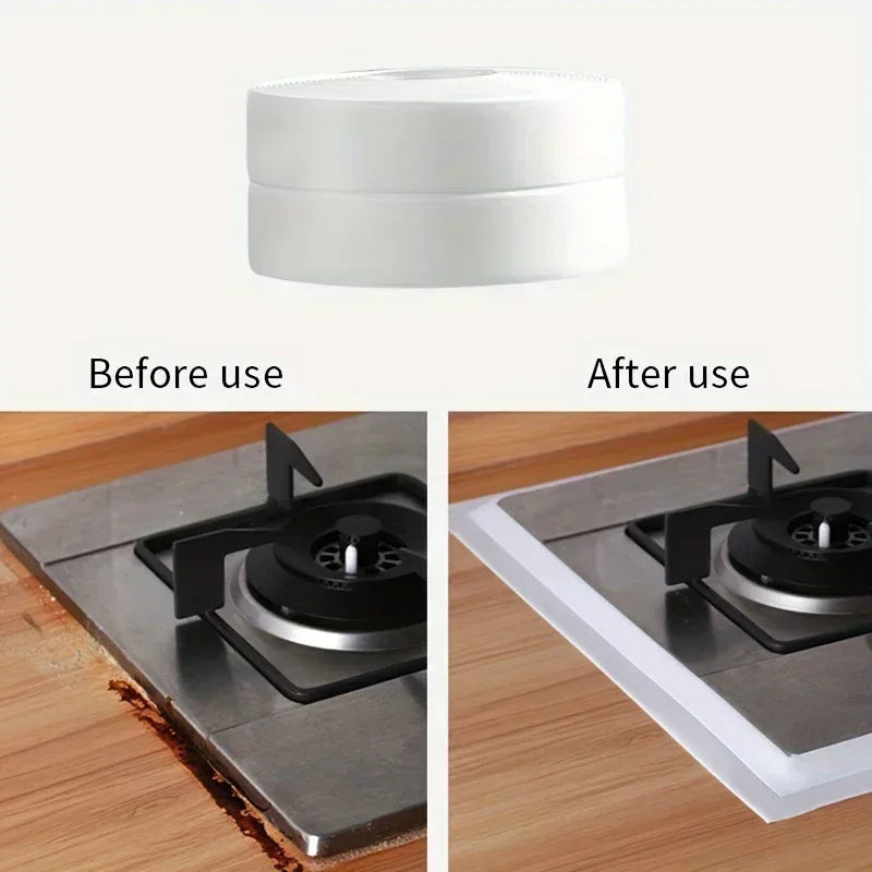 PVC Waterproof Sealing Tape – Self-Adhesive Kitchen & Bath Caulk
