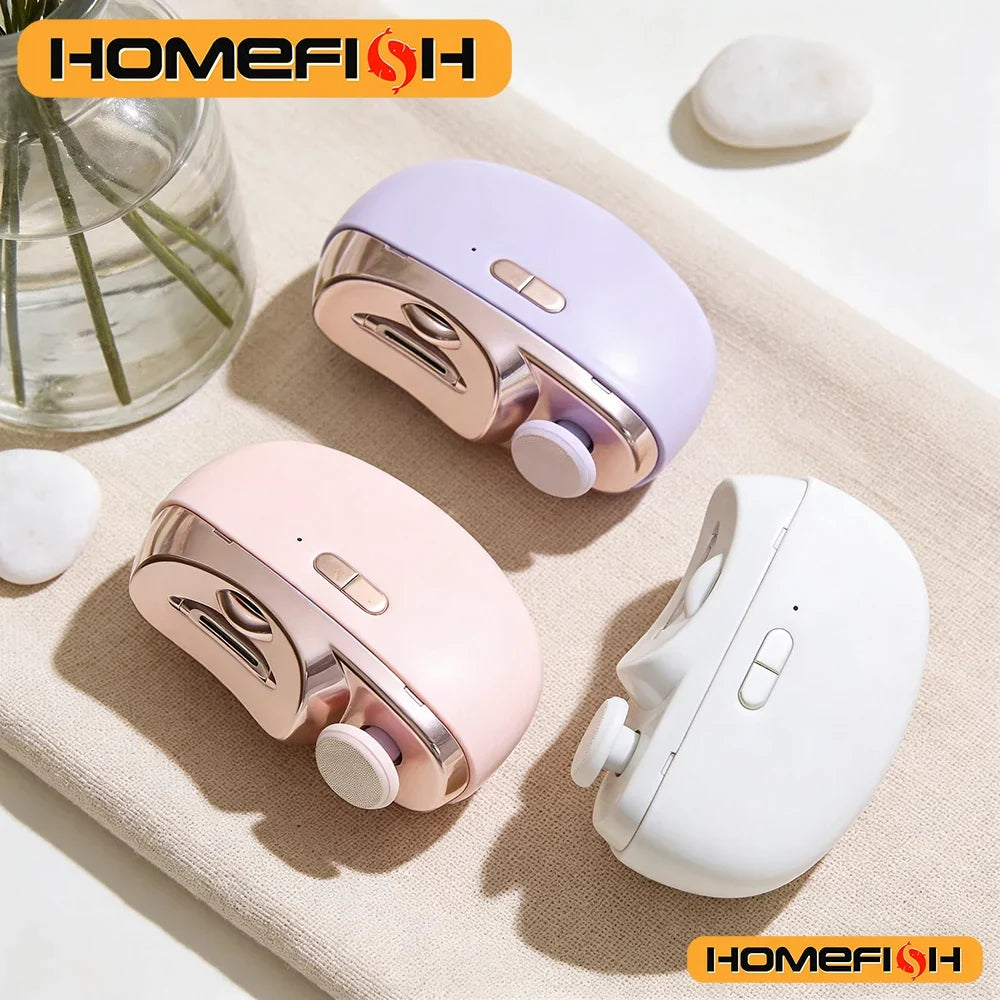 Electric Baby Nail Trimmer Automatic Anti-splash Anti-pinch Polisher
