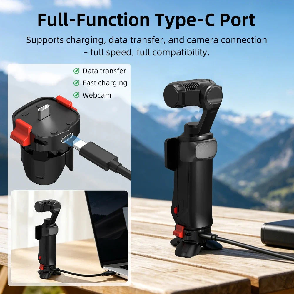 Magnetic Charging Tripod Stand for Insta360 Luna Ultra